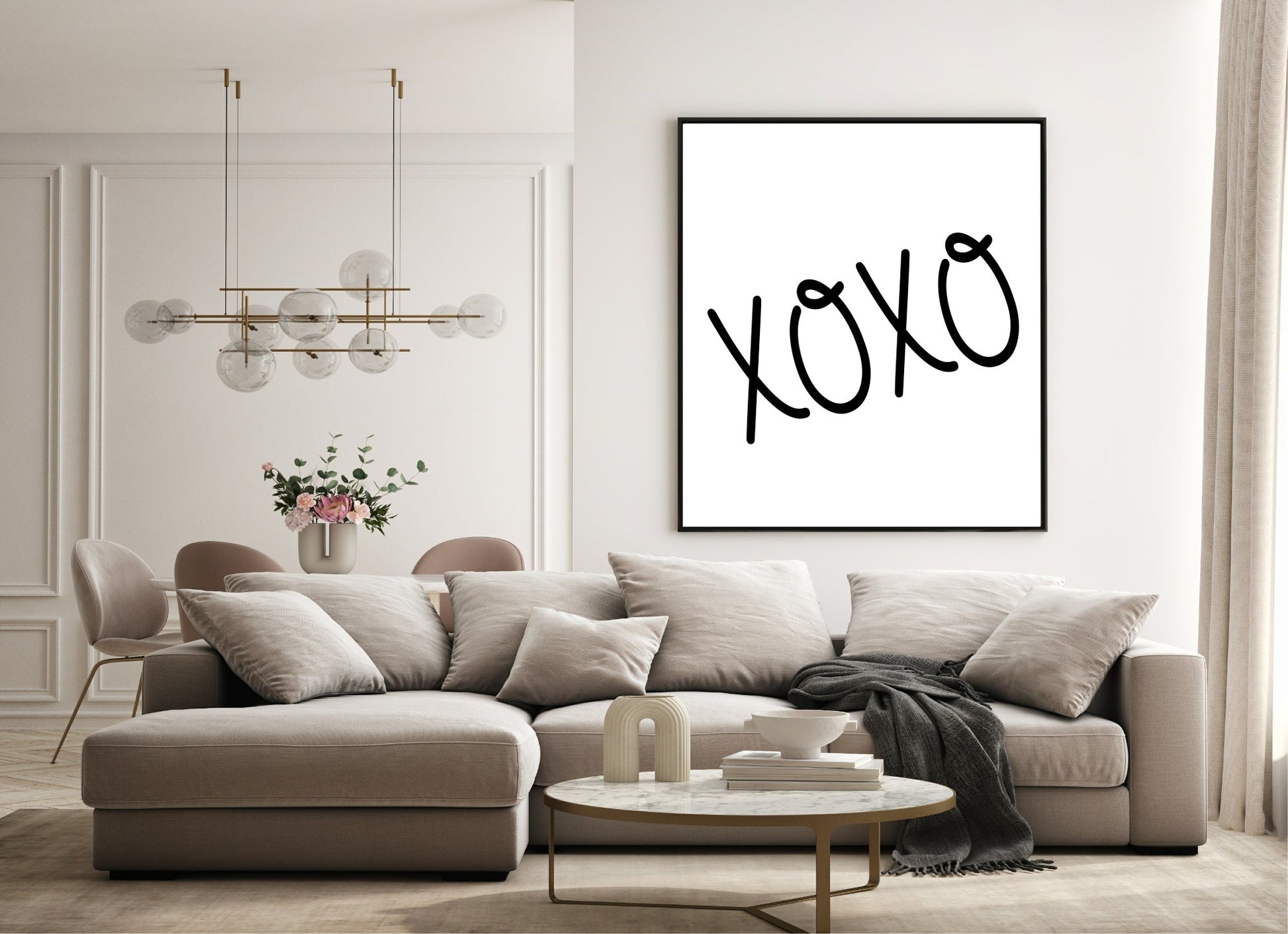 XOXO Print | Family & Love Wall Art