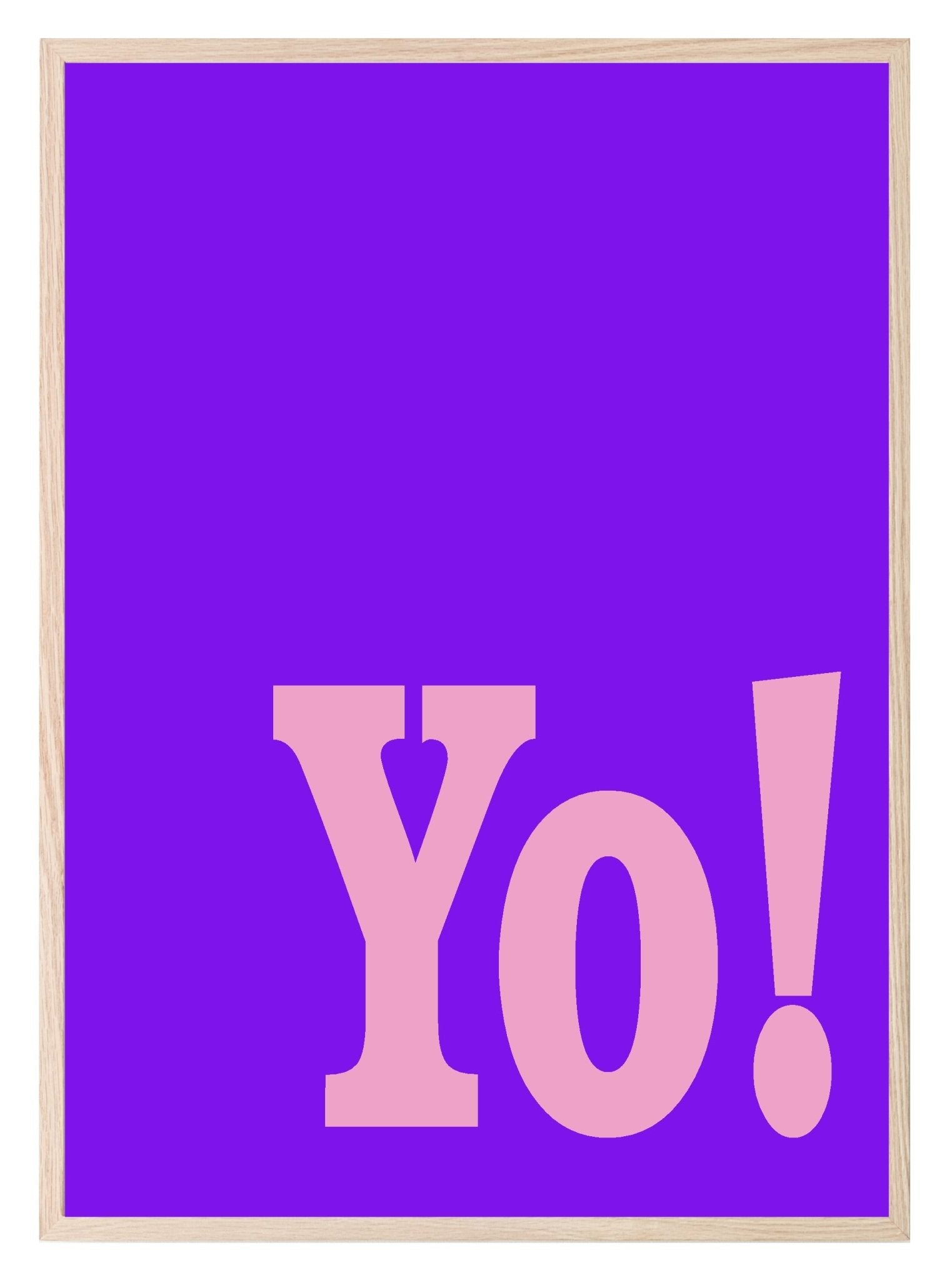 Yo! Print | Bright Colourful Wall Art