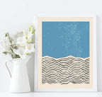 Set Of 4 Abstract Geometric Prints | Bright Modern Wall Art - Larosier Prints