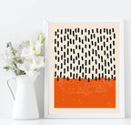 Set Of 4 Abstract Geometric Prints | Bright Modern Wall Art - Larosier Prints