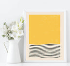 Set Of 4 Abstract Geometric Prints | Bright Modern Wall Art - Larosier Prints