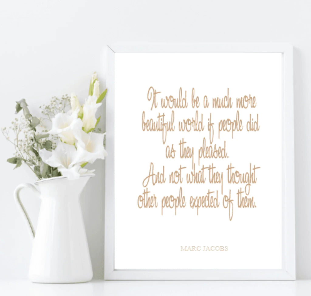 A Beautiful World Of Freedom Print | Inspirational Wall Art - Larosier Prints