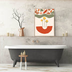 Abstract Floral Art print | Flowers Wall Art - Larosier Prints