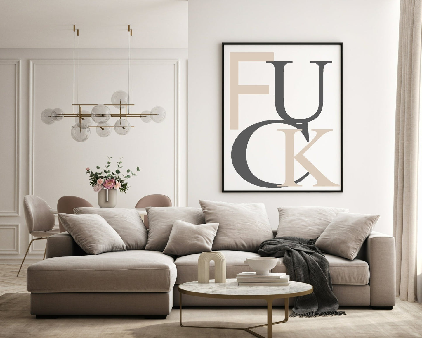 Abstract Swear Print | Sweary Wall Art