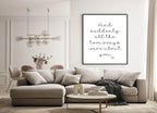 All The Love Songs Were About You Print | Love & Romance Print - Larosier Prints
