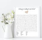 Bathroom Word Search Print | Toilet Humour Wall Art - Larosier Prints
