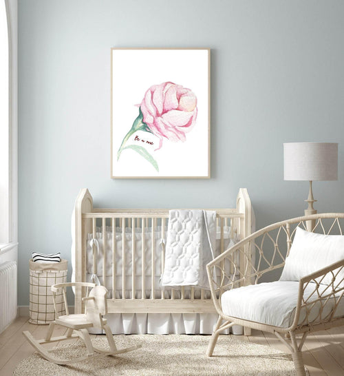 Be A Rose Print | Floral Wall Art - Larosier Prints
