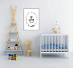 Be Happy Print | Scandinavian Inspired Wall Art - Larosier Prints