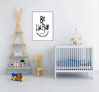 Be Happy Print | Scandinavian Inspired Wall Art - Larosier Prints