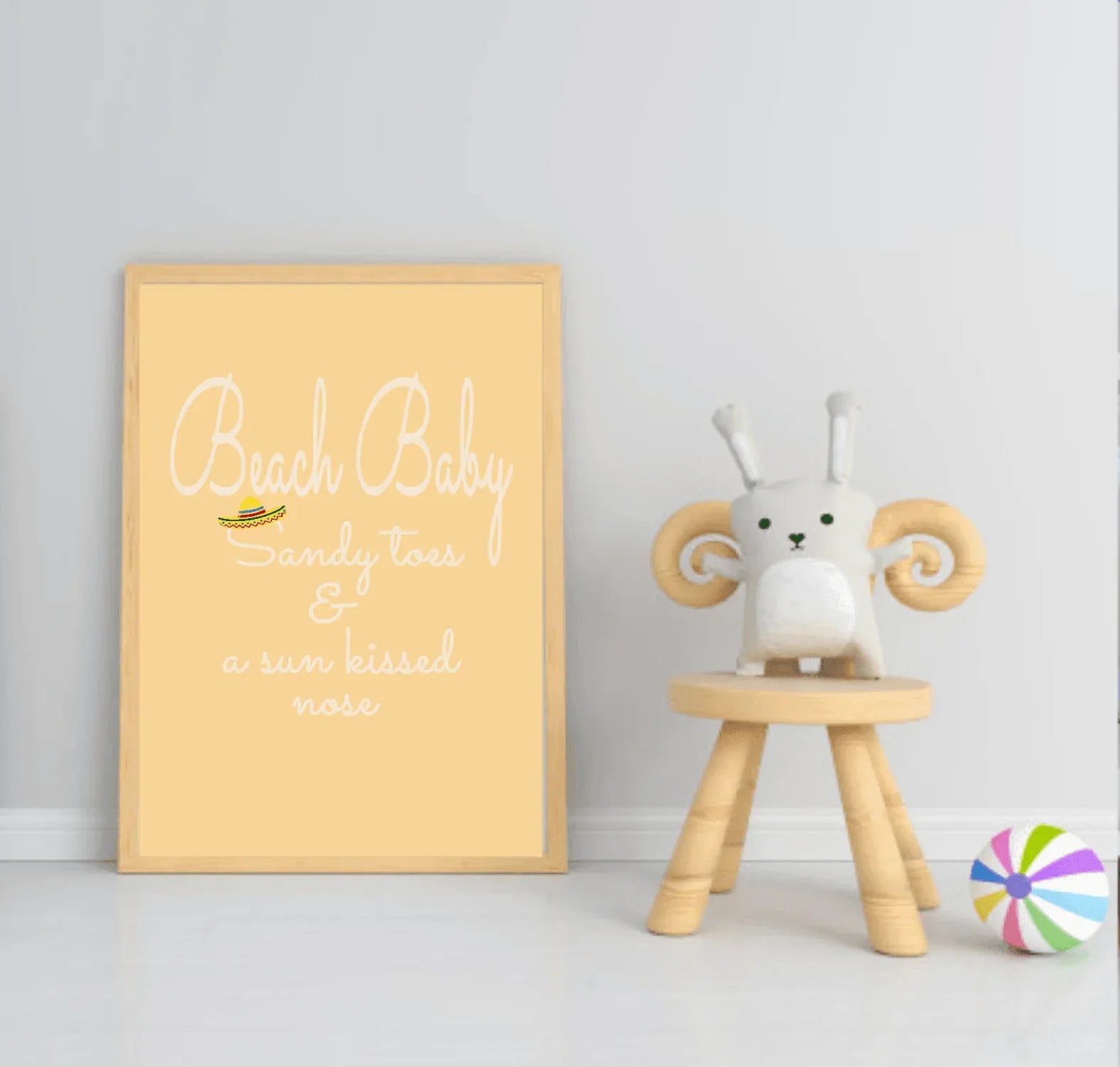 Beach Baby Print | Various Colour Options - Larosier Prints