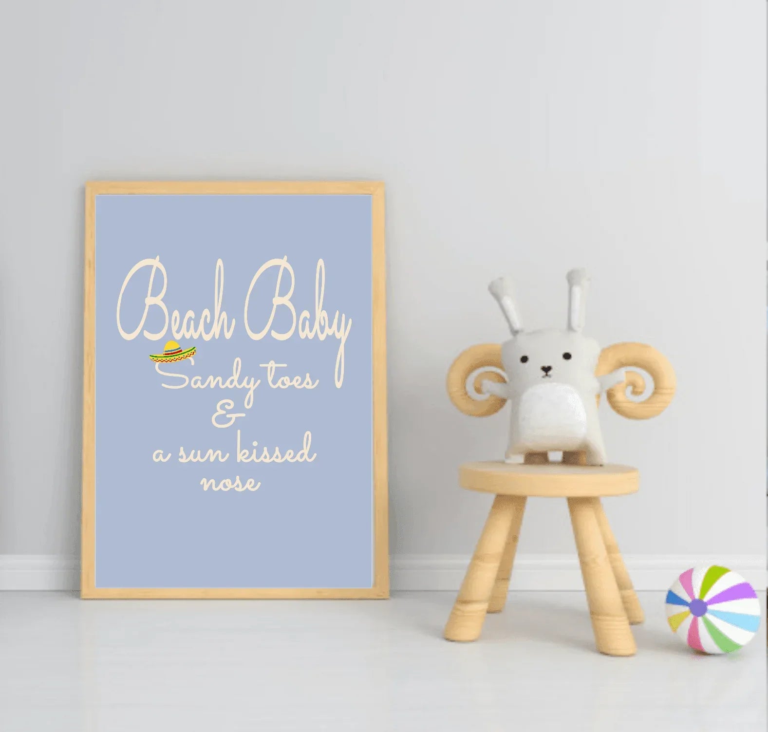 Beach Baby Print | Various Colour Options - Larosier Prints