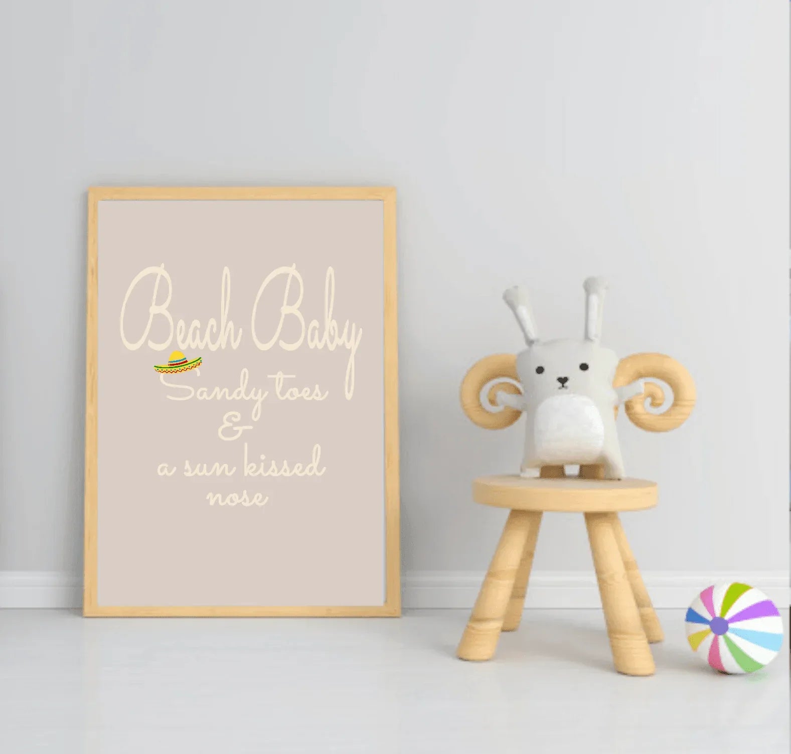 Beach Baby Print | Various Colour Options - Larosier Prints