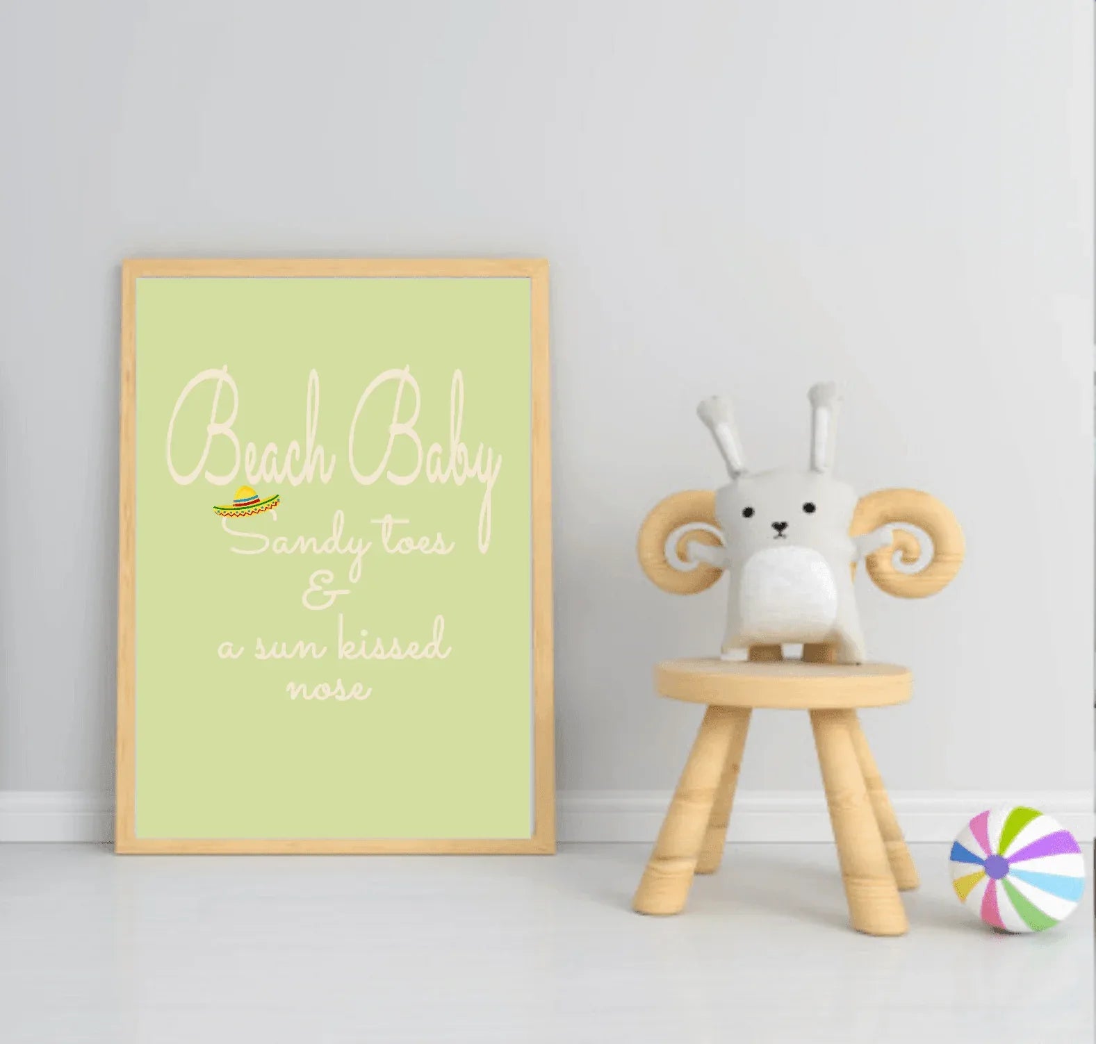 Beach Baby Print | Various Colour Options - Larosier Prints