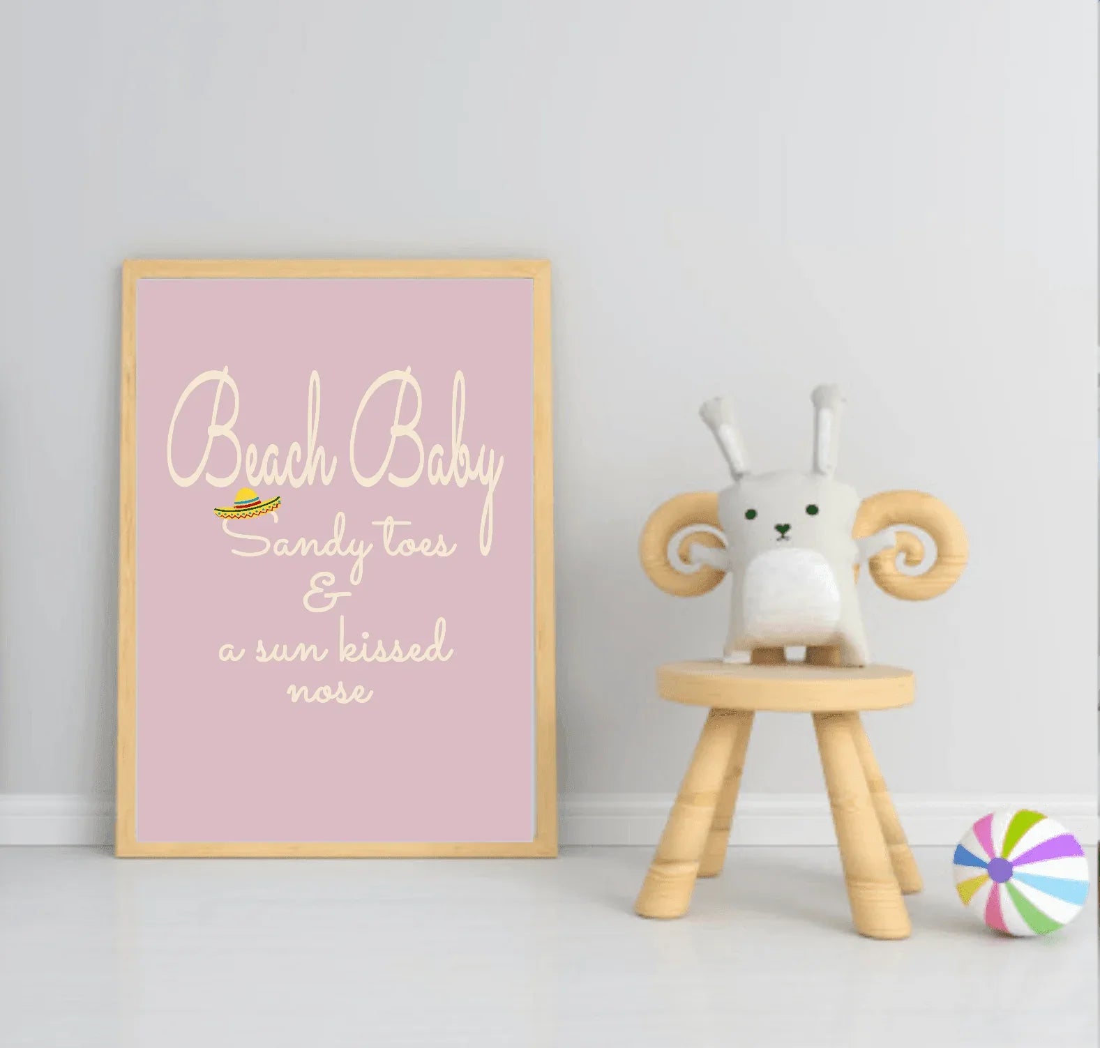 Beach Baby Print | Various Colour Options - Larosier Prints