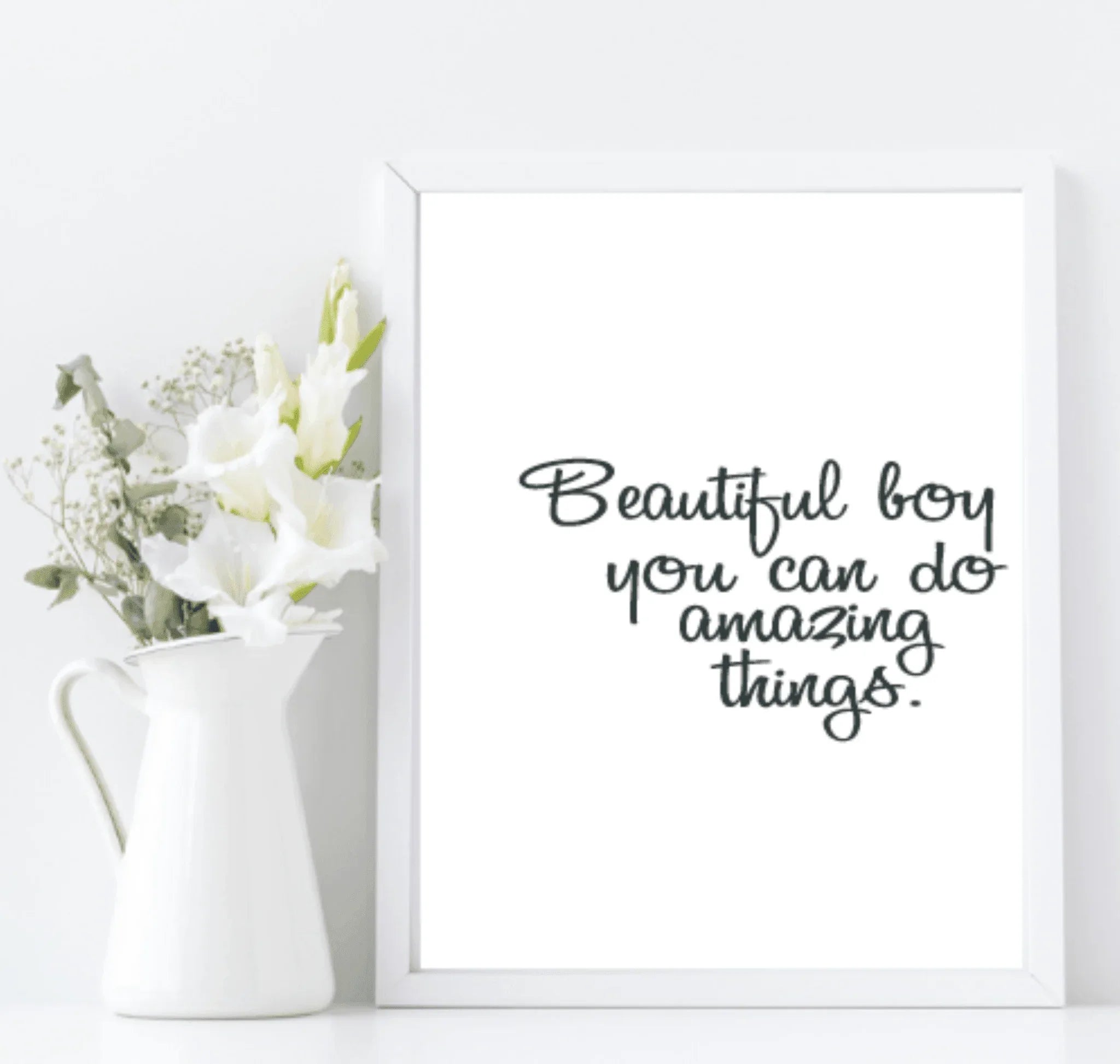 Beautiful, You Can Do Amazing Things Print | Inspirational Wall Art - Larosier Prints