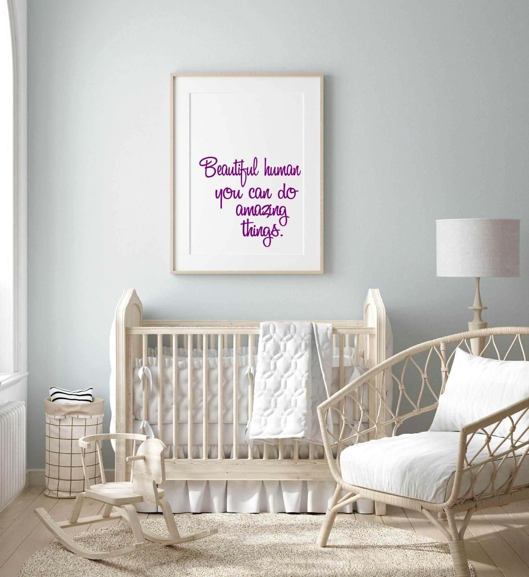 Beautiful, You Can Do Amazing Things Print | Inspirational Wall Art - Larosier Prints