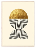 Black & Gold Abstract Print | Modern Wall Art 3 - Larosier Prints
