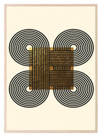 Black & Gold Abstract Print | Modern Wall Art 4 - Larosier Prints