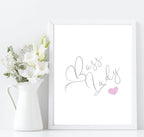 Boss Lady Print | Inspirational Women Wall Art | Customisable - Larosier Prints