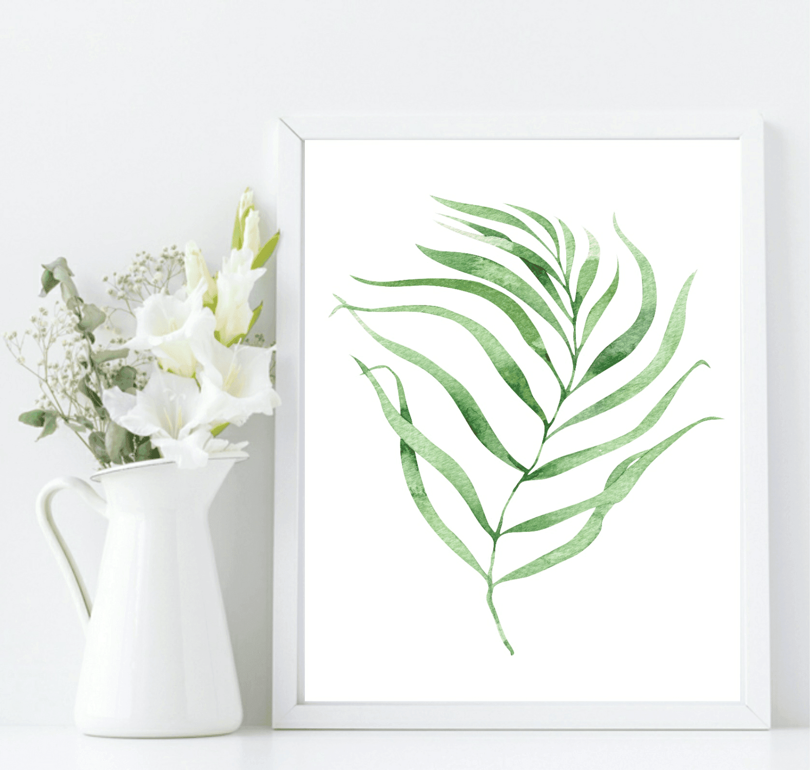 Botanical Leaf Print | Collection Of Watercolour Leaves Wall Art