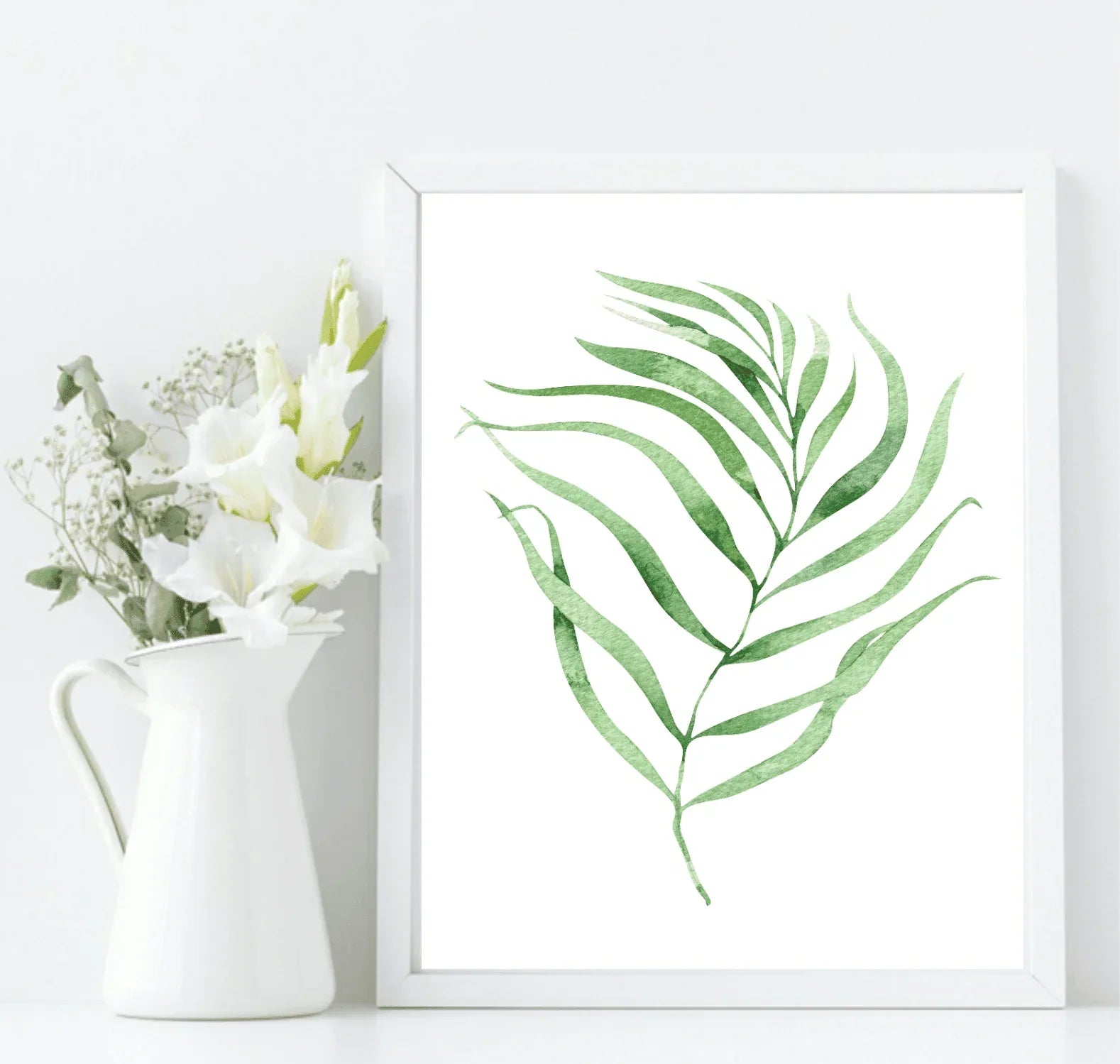 Botanical Leaf Print | Collection Of Watercolour Leaves Wall Art - Larosier Prints