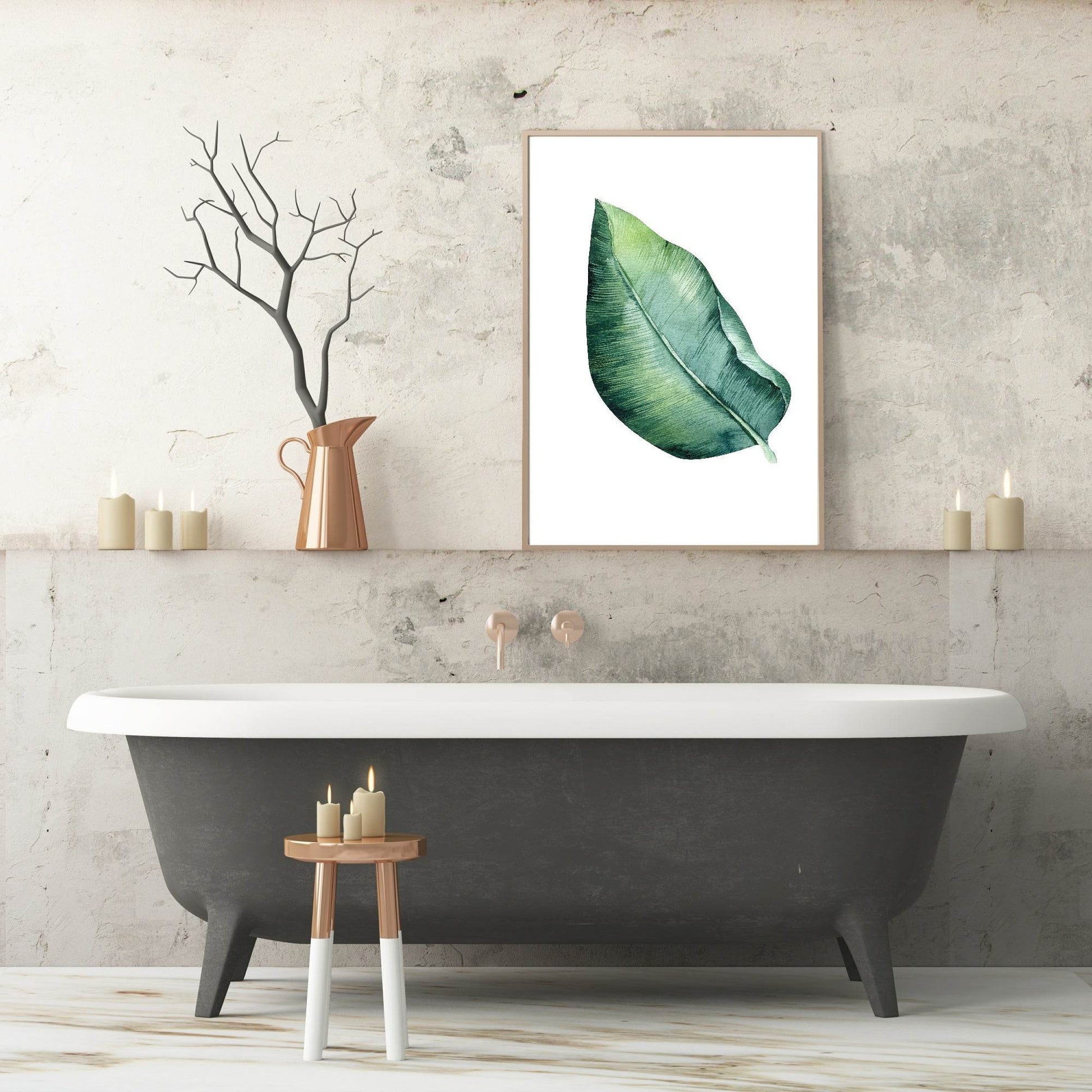 Botanical Leaf Print | Collection Of Watercolour Leaves Wall Art