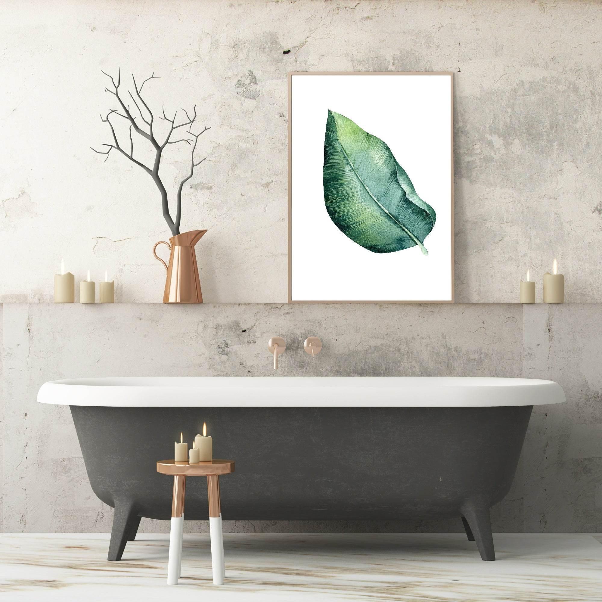 Botanical Leaf Print | Collection Of Watercolour Leaves Wall Art - Larosier Prints