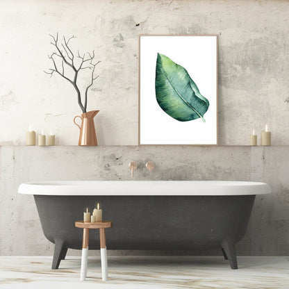 Botanical Leaf Print | Collection Of Watercolour Leaves Wall Art