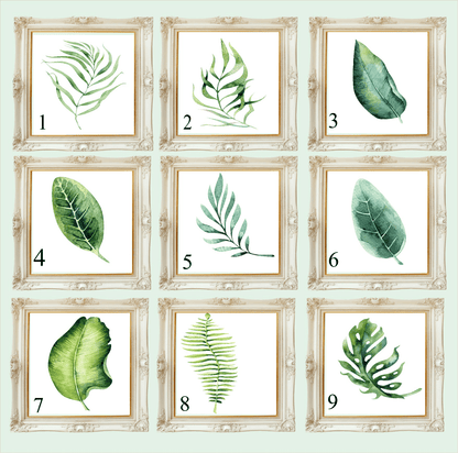 Botanical Leaf Print | Collection Of Watercolour Leaves Wall Art
