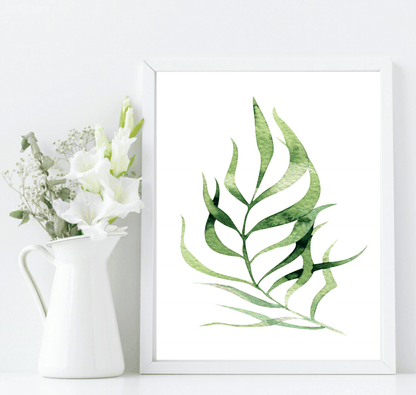 Botanical Leaf Print | Collection Of Watercolour Leaves Wall Art