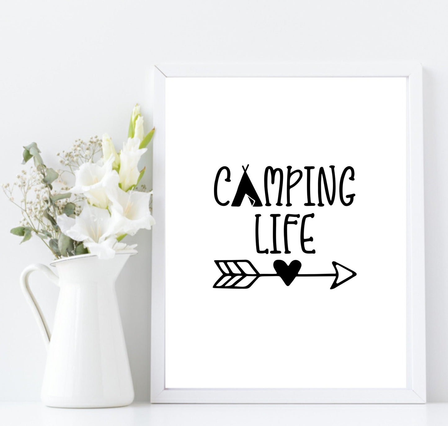 Camping Life Print | Hobbies Wall Art