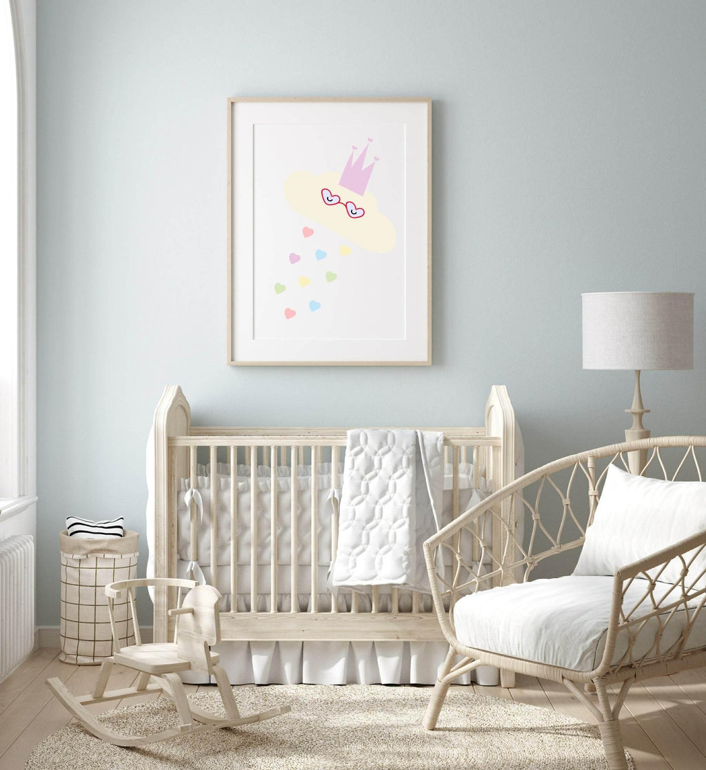Character Clouds Print | Collection of Kids Wall Art - Larosier Prints