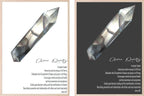 Clear Quartz Definition Print | Crystal gem Stone Wall Art | Light or Dark Background - Larosier Prints