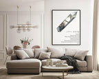 Clear Quartz Definition Print | Crystal gem Stone Wall Art | Light or Dark Background - Larosier Prints
