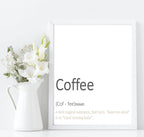 Coffee Definition Print | Food & Drink Wall Art | Customisable - Larosier Prints