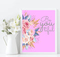 Collection of Beauty Inspired Imperfectly Perfect Prints | Pink Wall Art - Larosier Prints