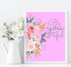 Collection of Beauty Inspired Imperfectly Perfect Prints | Pink Wall Art - Larosier Prints