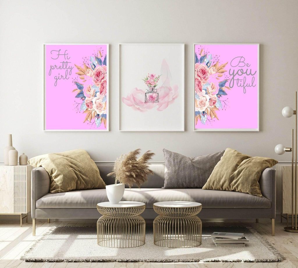 Collection of Beauty Inspired Imperfectly Perfect Prints | Pink Wall Art - Larosier Prints