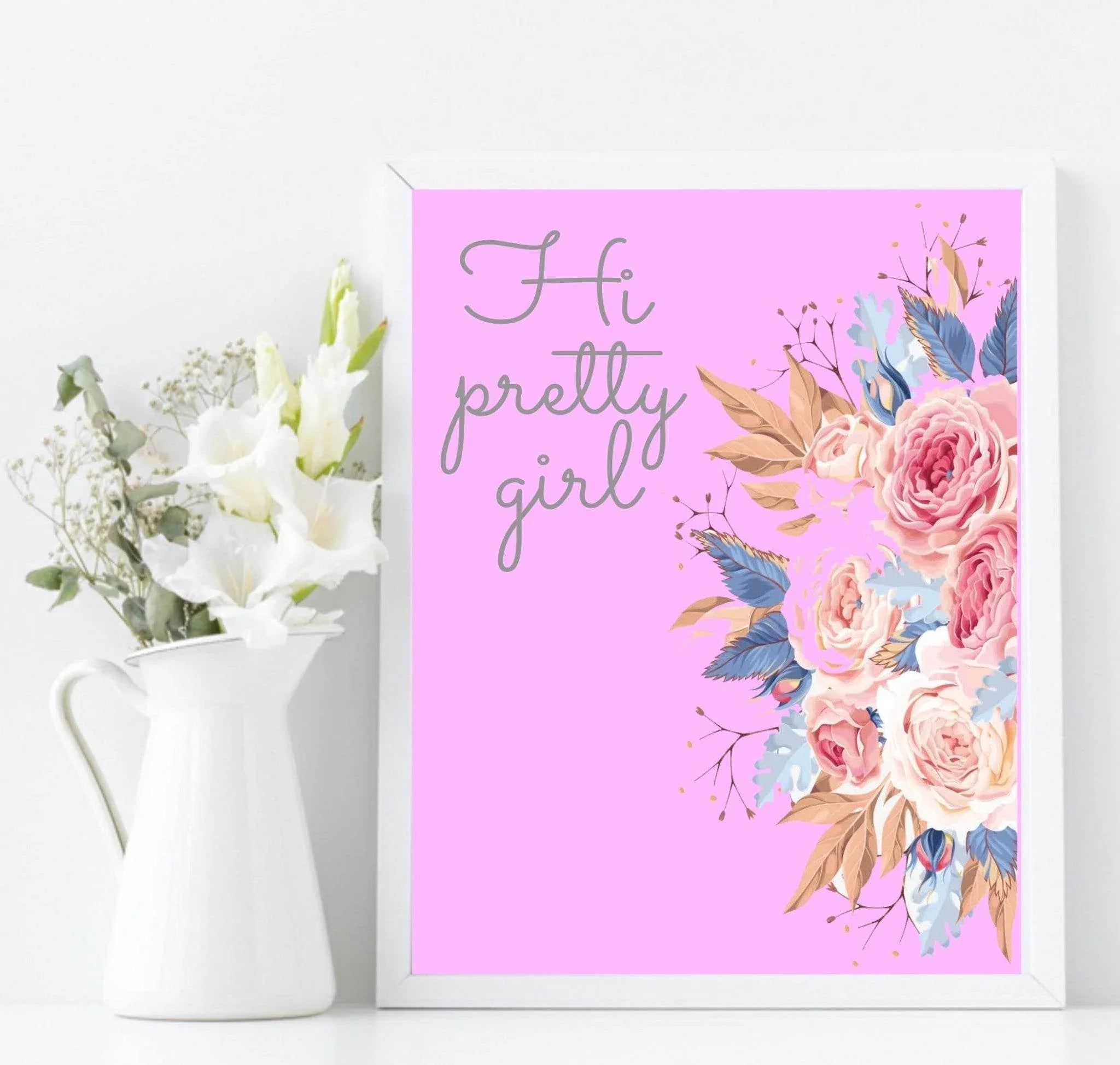 Collection of Beauty Inspired Imperfectly Perfect Prints | Pink Wall Art - Larosier Prints