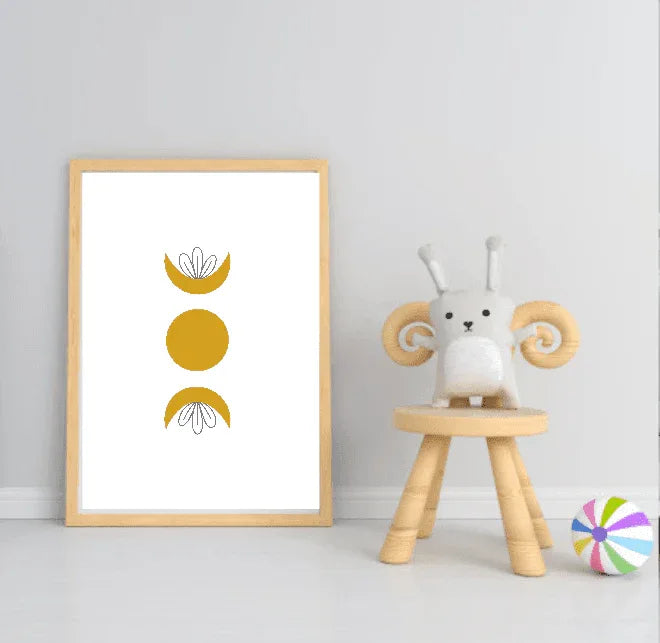 Collection Of Modern Kids Abstract Prints | Nursery Wall Art - Larosier Prints