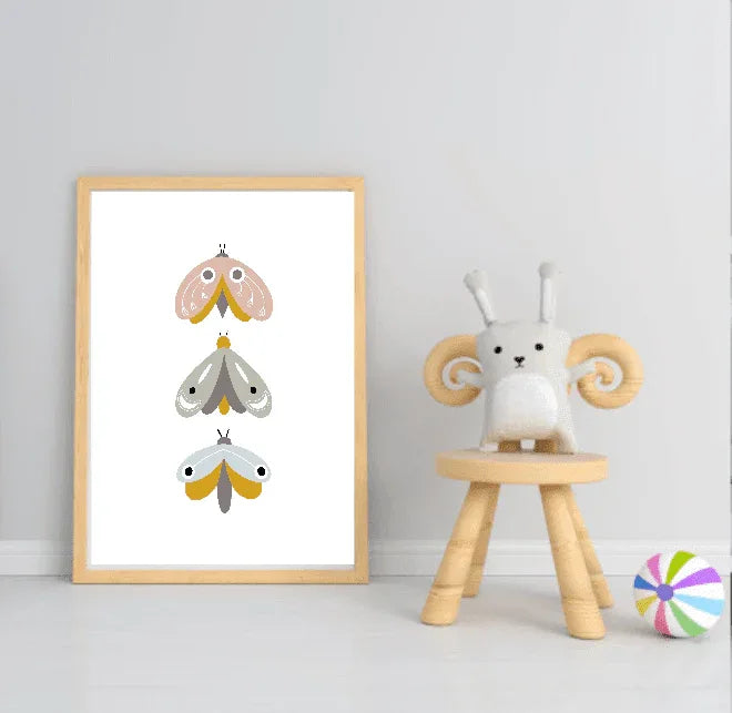 Collection Of Modern Kids Abstract Prints | Nursery Wall Art - Larosier Prints