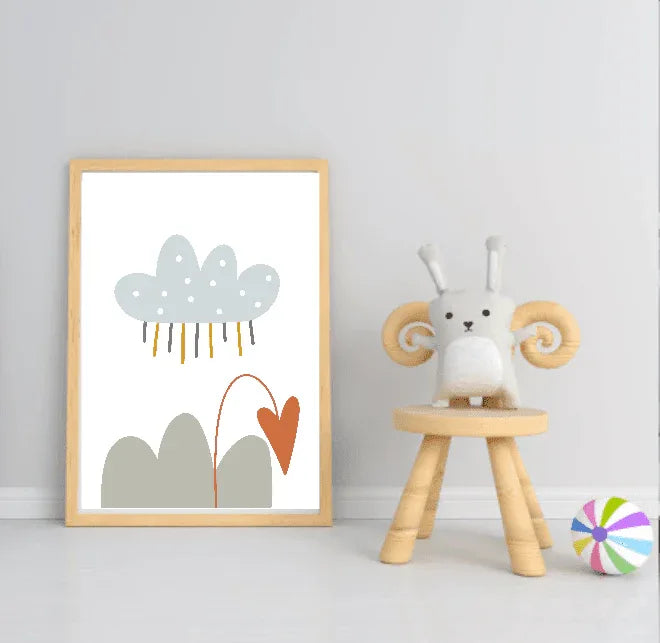 Collection Of Modern Kids Abstract Prints | Nursery Wall Art - Larosier Prints
