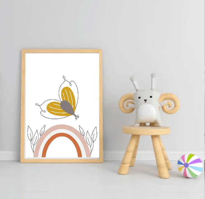 Collection Of Modern Kids Abstract Prints | Nursery Wall Art - Larosier Prints