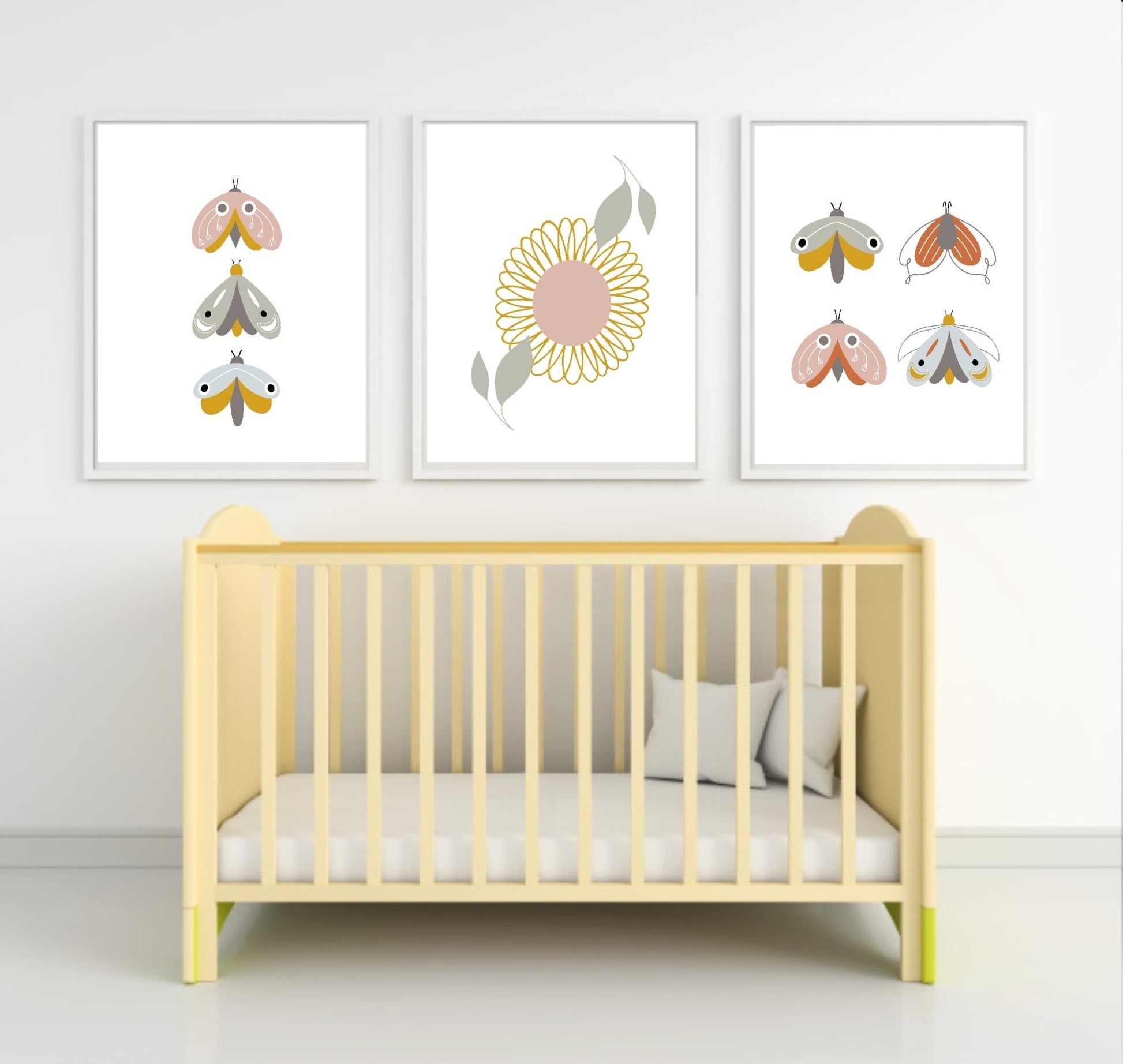 Collection Of Modern Kids Abstract Prints | Nursery Wall Art