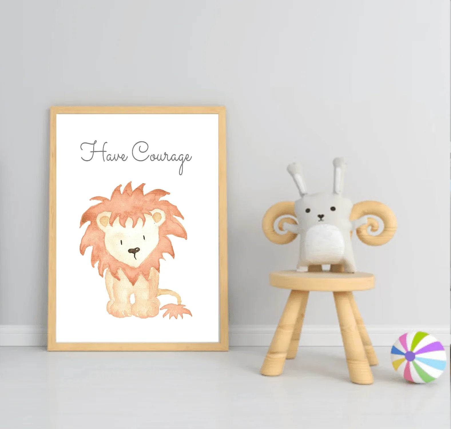 Cute Animals & Positive Quotes Prints in colour | Selection of Kids Wall Art - Larosier Prints