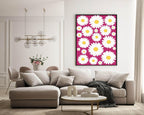 Daisy Prints | Fun Floral Decor | Various Colours Available - Larosier Prints