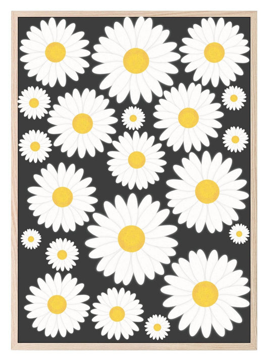 Daisy Prints | Fun Floral Decor | Various Colours Available