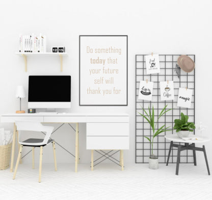 Do Something For Your Future Self Print | Inspirational Wall Art | Customisable