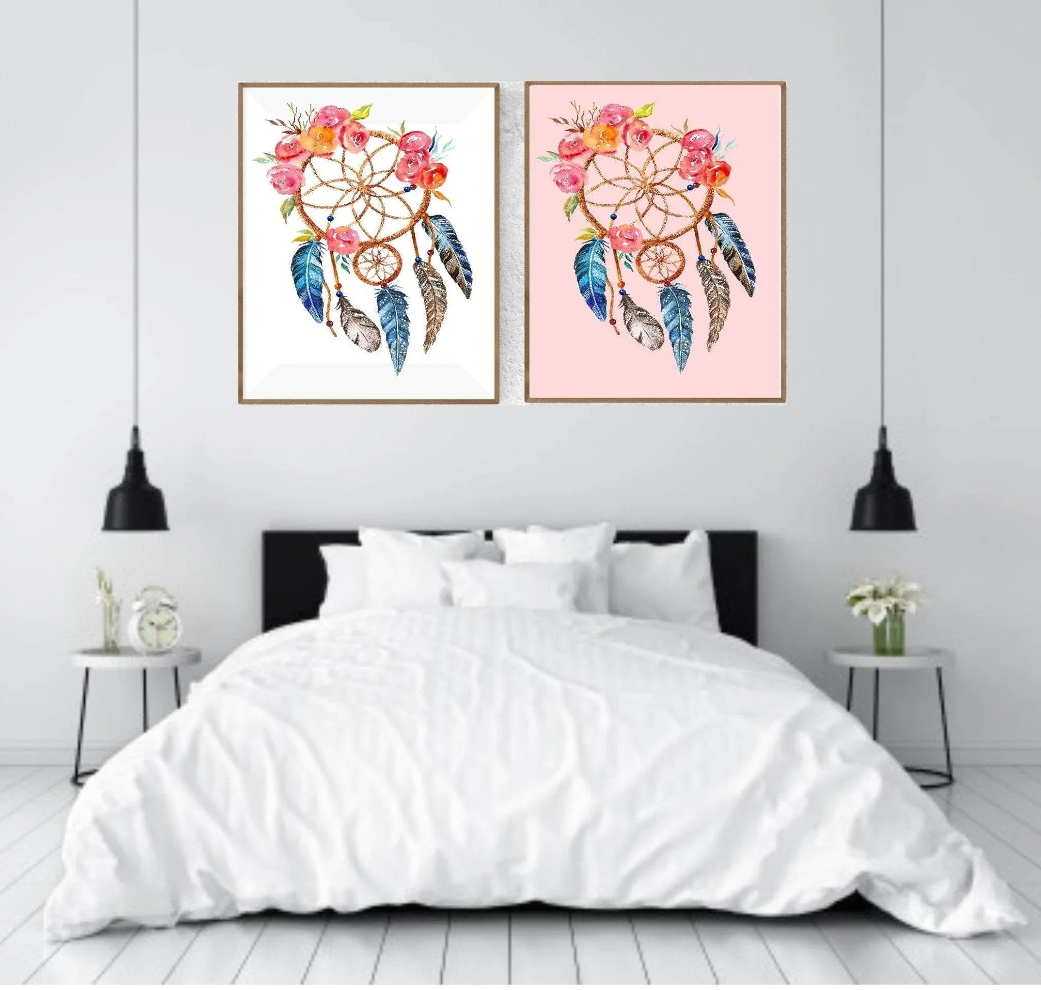 Dream Catcher Print | Whimsical Wall Art - Larosier Prints