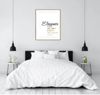 Elegance Is The Only Beauty That Never Fades Print | Fashion Dressing Room Wall Art | Customisable - Larosier Prints